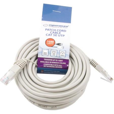 Ethernet Kabel 10 Meter - Cat5e / 1Gbps / Netwerkkabel voor Supersnelle Overdracht