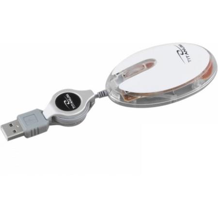 Esperanza Titanum Elver USB Optisch 1000DPI Rechtshandig Wit muis