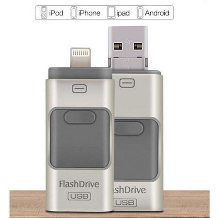 OTG Flash Drive voor iPhone/iPad/iPod, Android en PC - USB-stick - 16 GB