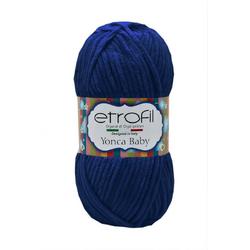 Etrofil Yonca velvet - Dark Blue - 4 mm - Breien - Haken - Weven