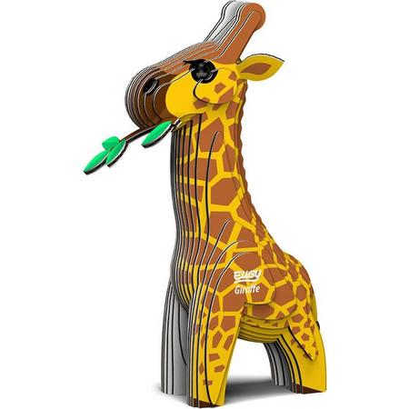 Eugy 3d-modelbouwpakket Giraffe 7-delig Oranje No.09