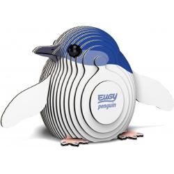   3d-modelbouwpakket Pinguïn 7-delig Wit/blauw