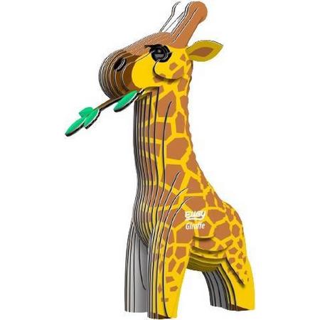 Eugy Maak Je Eigen Giraffe Junior 9,5 X 7 Cm Karton Geel