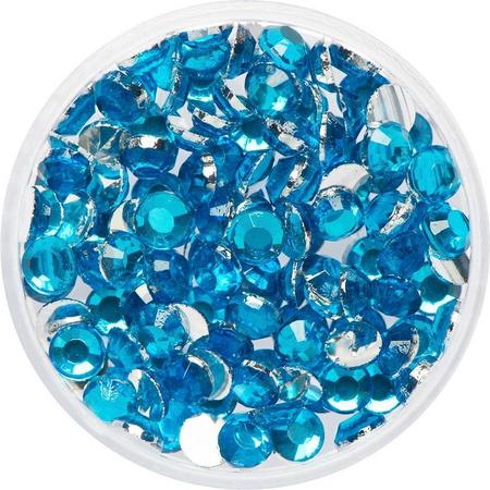 Eulenspiegel Glittersteentjes Aquamarine