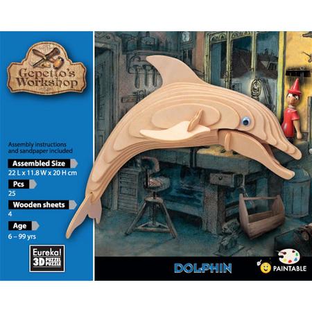 Gepettos Dolphin - 3D puzzel