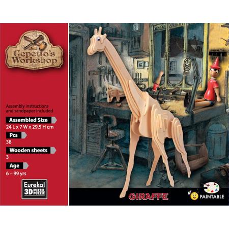 Gepettos Giraffe - 3D puzzel