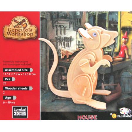 Gepettos Mouse - 3D puzzel