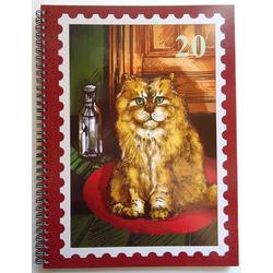 Postzegel Insteekboek Huiskat