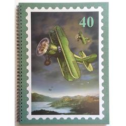 Postzegel Insteekboek Vliegtuigen