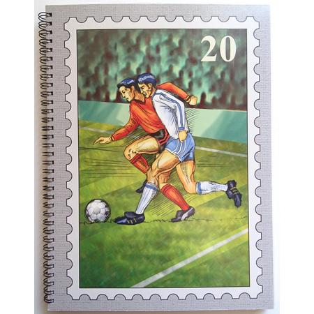 Postzegel Insteekboek Voetbal
