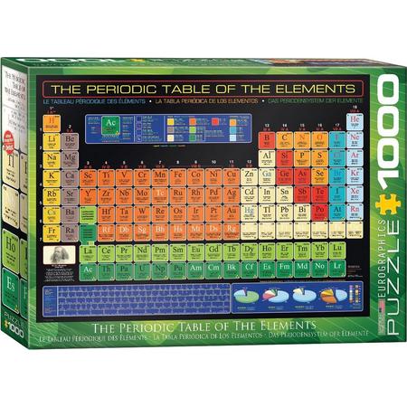 Eurographics puzzel The Periodic Table of the Elements - 1000 stukjes