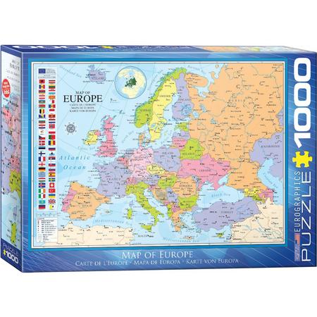 Puzzel Map of Europe