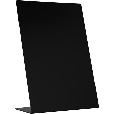 Europel - Krijtbord - L-vorm - Tafelmodel - A4 - Zwart