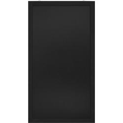 Europel - Krijtbord - Tekenbord - 60x110cm - Zwart lijst - Geschikt voor krijtstiften op waterbasis - Incl. bevestigingsmateriaal
