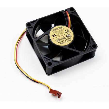 Everflow R127025DL 70x70x25 mm DC FAN 3 pin connector / DC12V / 0.15A / 3 wires connector