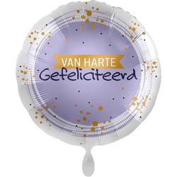 Everloon - Folieballon - Van Harte Gefeliciteerd - 43cm
