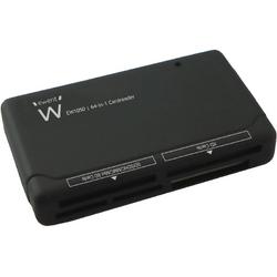 Ewent EW1050 USB 2.0 Zwart geheugenkaartlezer