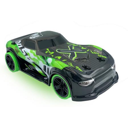 Exost RC Lightning Dash 1:14 - RC Auto - Bestuurbare auto - Met gloeiend, groen lichteffect