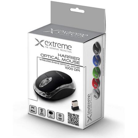 Extreme Wireless Muis XM105K Zwart
