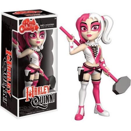 Funko Rock Candy Harley Quinn Pink White