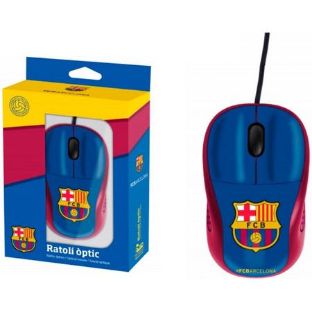 FC Barcelona computer muis - optische Muis met USB aansluiting