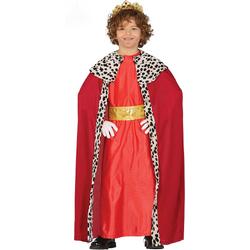 FIESTAS GUIRCA, S.L. - 3 Koningen kostuum rood voor kinderen - 110/116 (5-6 jaar) - Kinderkostuums