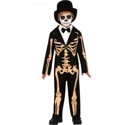 FIESTAS GUIRCA, S.L. - Elegant skelet kostuum voor jongens - 122/134 (7-9 jaar) - Kinderkostuums