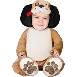 FIESTAS GUIRCA, S.L. - Kleine bruine hond kostuum voor babys - 92/98 (1-2 jaar) - Kinderkostuums