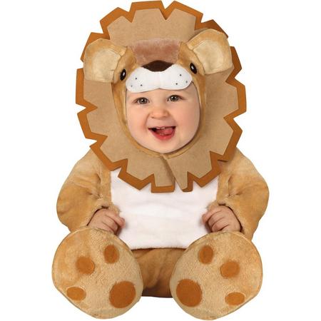 FIESTAS GUIRCA, S.L. - Leeuwen kostuum met capuchon voor babys - 92/98 (1-2 jaar) - Kinderkostuums