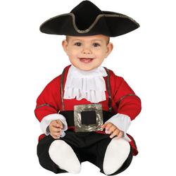 FIESTAS GUIRCA, S.L. - Rood piraten kapitein kostuum voor babys - 92/98 (1-2 jaar) - Kinderkostuums