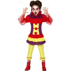 FIESTAS GUIRCA, S.L. - Veelkleurige evil clown outfit voor meisjes - 140/146 (10-12 jaar) - Kinderkostuums