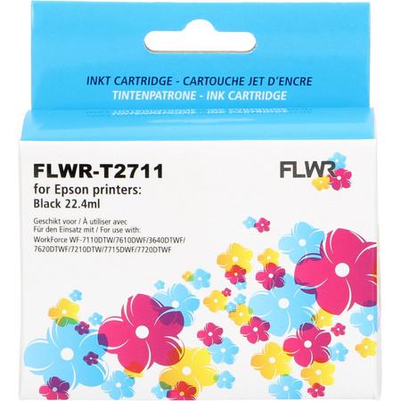 FLWR - Inktcartridge / 27XL T2711 zwart - geschikt voor Epson