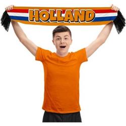 WK2022 voetbal Holland sjaal 120 x 15 cm - Nederlands Elftal accessoire