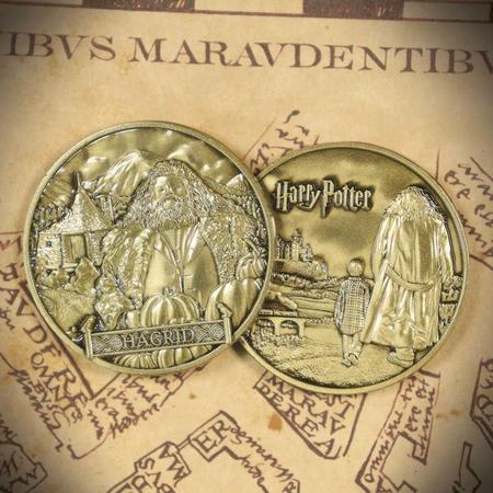 FaNaTtik Harry Potter Verzamelobject Collectable Coin Hagrid Limited Edition Bronskleurig