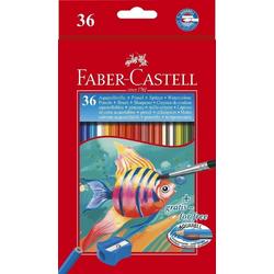 Faber-Castell aquarelpotloden - 36 stuks - met puntenslijper en penseel - FC-114437