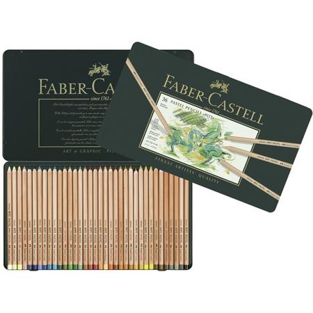 Faber Castell pastelpotlood Pitt metalen etui a 36 stuks