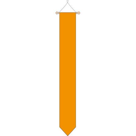 Oranje wimpel 400 cm - punt