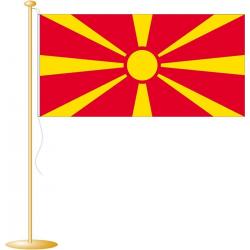 Tafelvlag Macedonië 10x15 cm