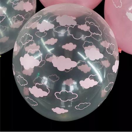 Fabs World ballonnen wolkjes roze