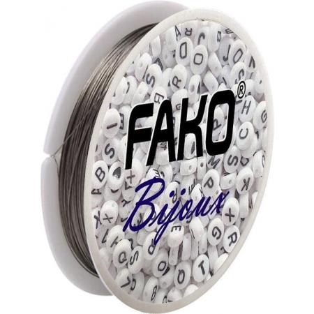 Fako Bijoux® - Staaldraad - Nylon Gecoat - Sieraden Maken - 0.35mm - 40 Meter