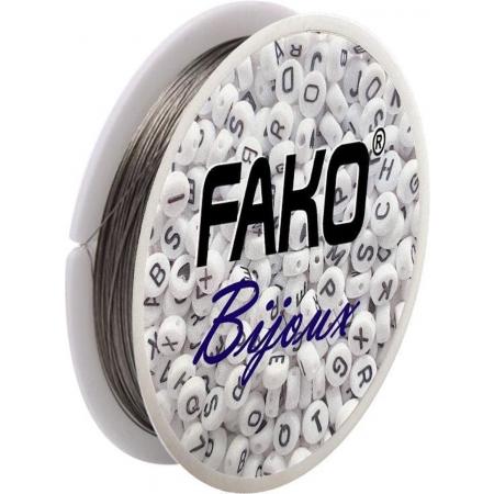 Fako Bijoux® - Staaldraad - Nylon Gecoat - Sieraden Maken - 0.45mm - 40 Meter