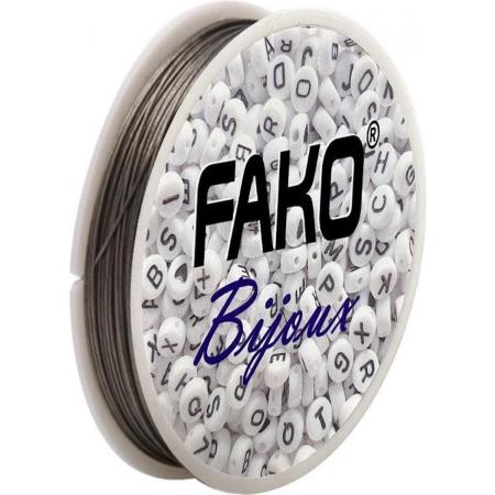Fako Bijoux® - Staaldraad - Nylon Gecoat - Sieraden Maken - 0.7mm - 18 Meter