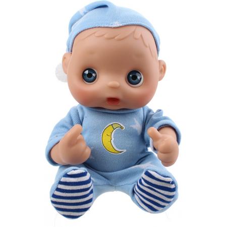 Falca Babypop In Pyjama 17 Cm Meisjes Lichtblauw