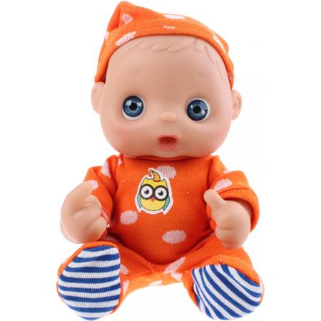 Falca Babypop In Pyjama 17 Cm Meisjes Oranje