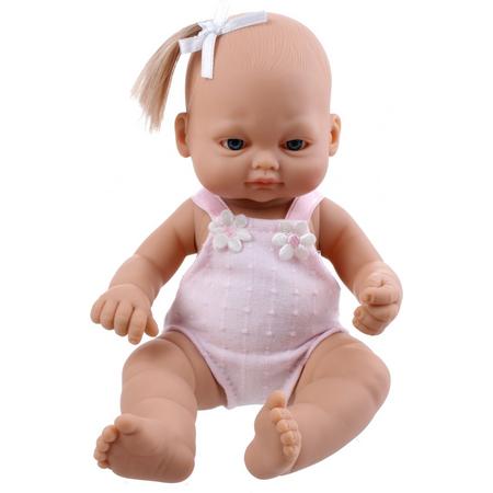 Falca Babypop Newborn 16 Cm Meisjes Roze Met Staart