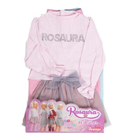 Falca Tienerpoppenkleding Sweater & Rok Rosuara Textiel Roze