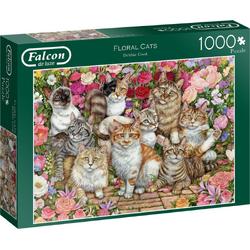 Falcon Floral Cats 1000 pcs