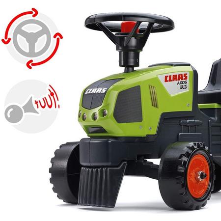 Falk - Claas Axos - Tractor met aanhanger - Kindertractor