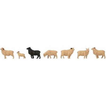 Faller - Sheep Figurine set with mini sound effect - FA180236 - modelbouwsets, hobbybouwspeelgoed voor kinderen, modelverf en accessoires