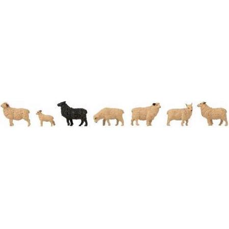 Faller - Sheep Figurine set with mini sound effect - FA272801 - modelbouwsets, hobbybouwspeelgoed voor kinderen, modelverf en accessoires